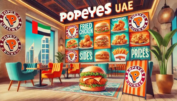 Popeyes menu Dubai