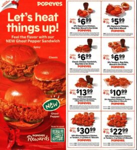 Popeyes Coupons Printable & PDF | Promo Codes | August 2025