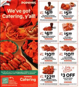 Popeyes Coupons Printable & PDF | Promo Codes | August 2025