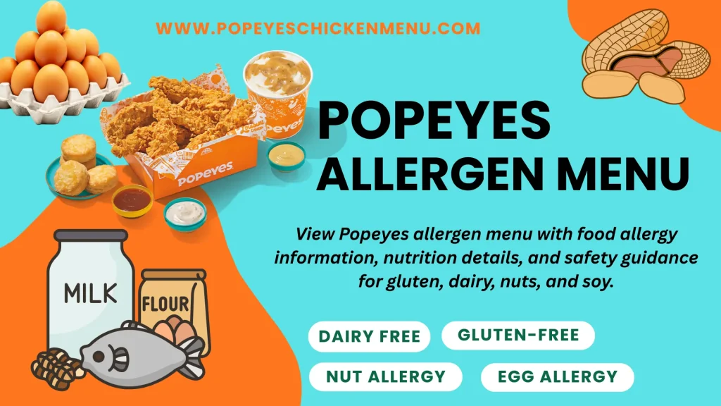 Popeyes Allergen Menu 2026 Guide