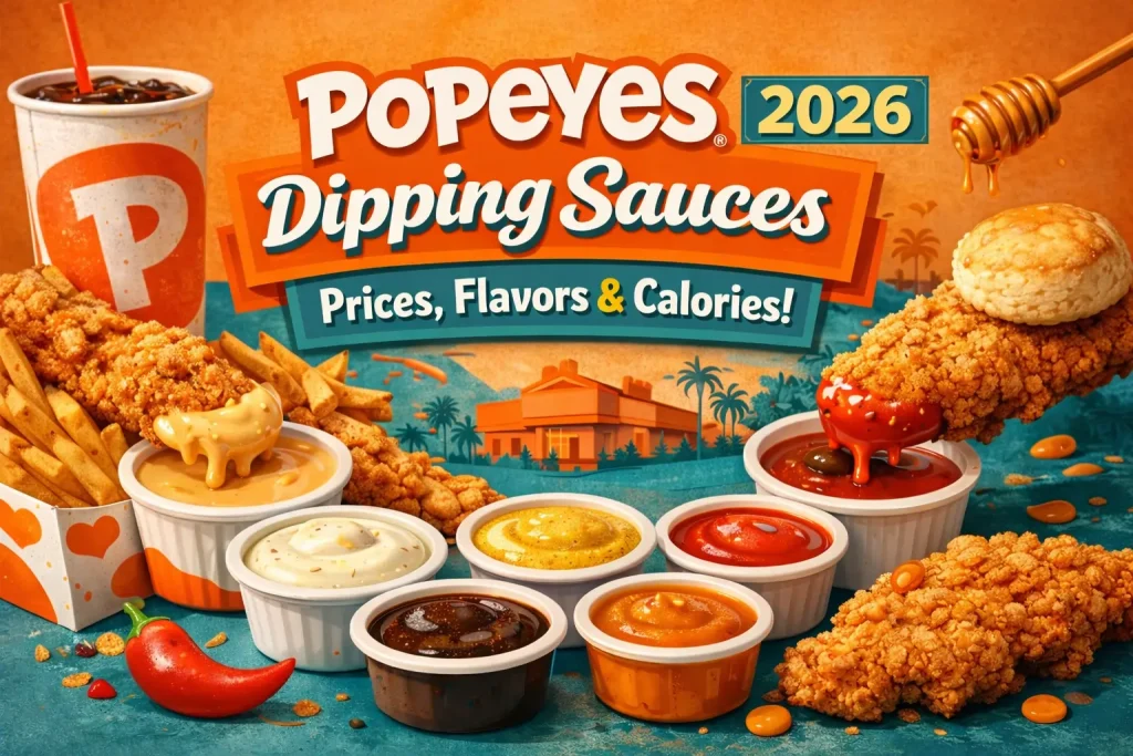 Popeyes Sauces Menu 2026